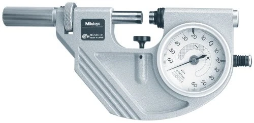 Mitutoyo 523-124 Dial Snap Meter  75-100mm Range  0.001mm Graduation  +/-0.060mm