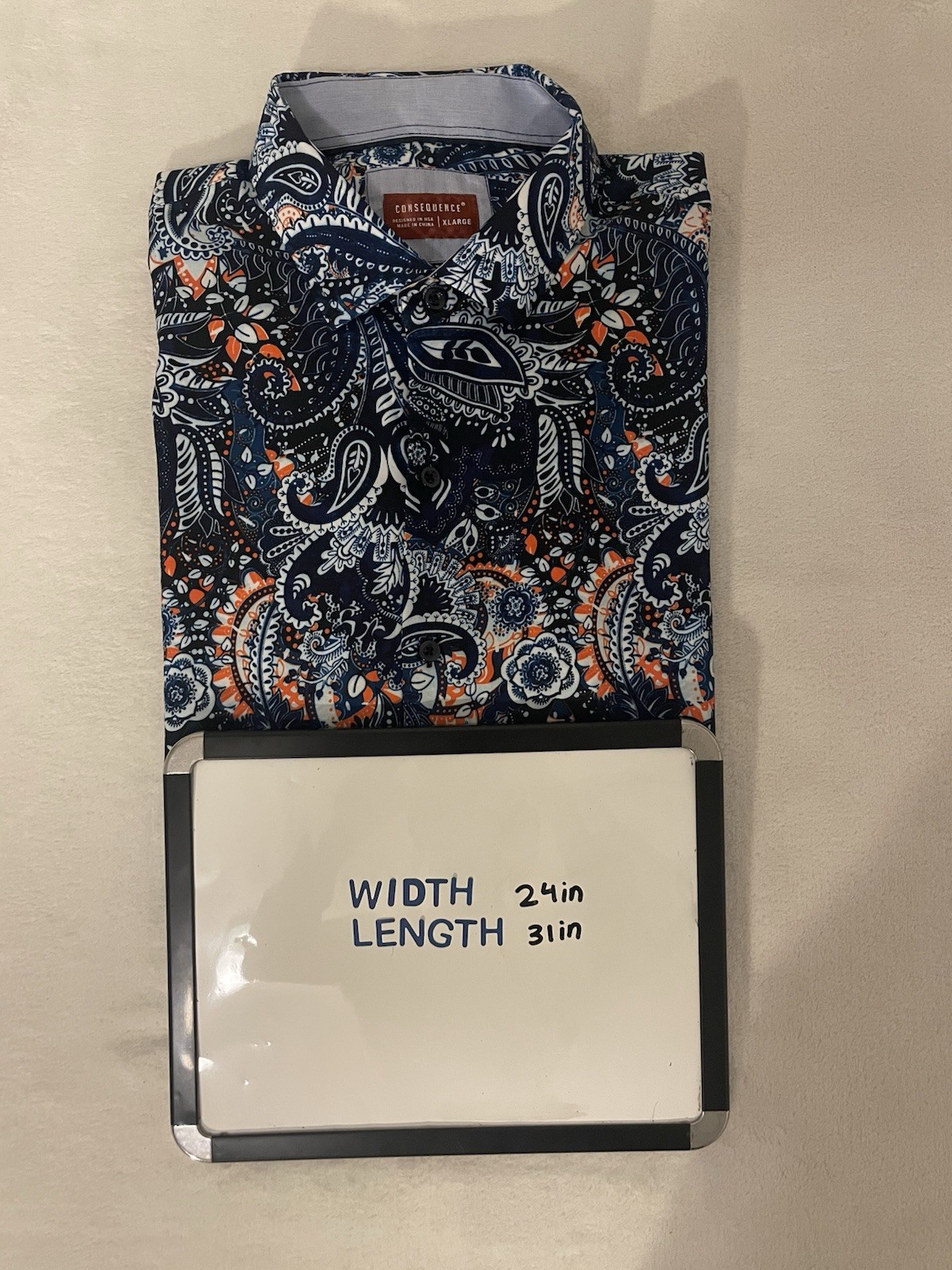 Consequence Men’s Print Button Down Long Sleeve S… - image 7