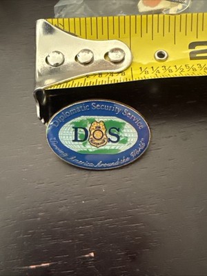 RARE Diplomatic Security Service Pin - Serving America Around the World