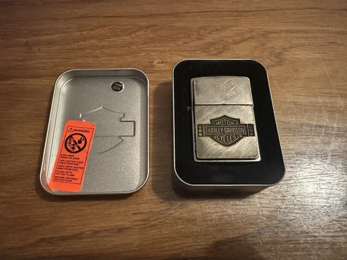 Zippo Lighter Harley Davidson 3D Crystal B&S TOP