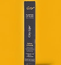 City Beauty Plumping Lip Gloss: Clear. Instant Plumps, Hydrates & Smooth Lips