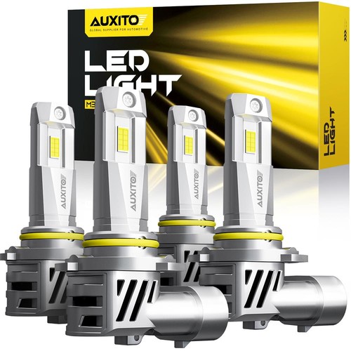 Halógeno Reemplazo 9005 HB3 HB4 9006 LED Faros Bombillas Blanco Frío 6500K AUXITO X4 - Imagen 13 de 19
