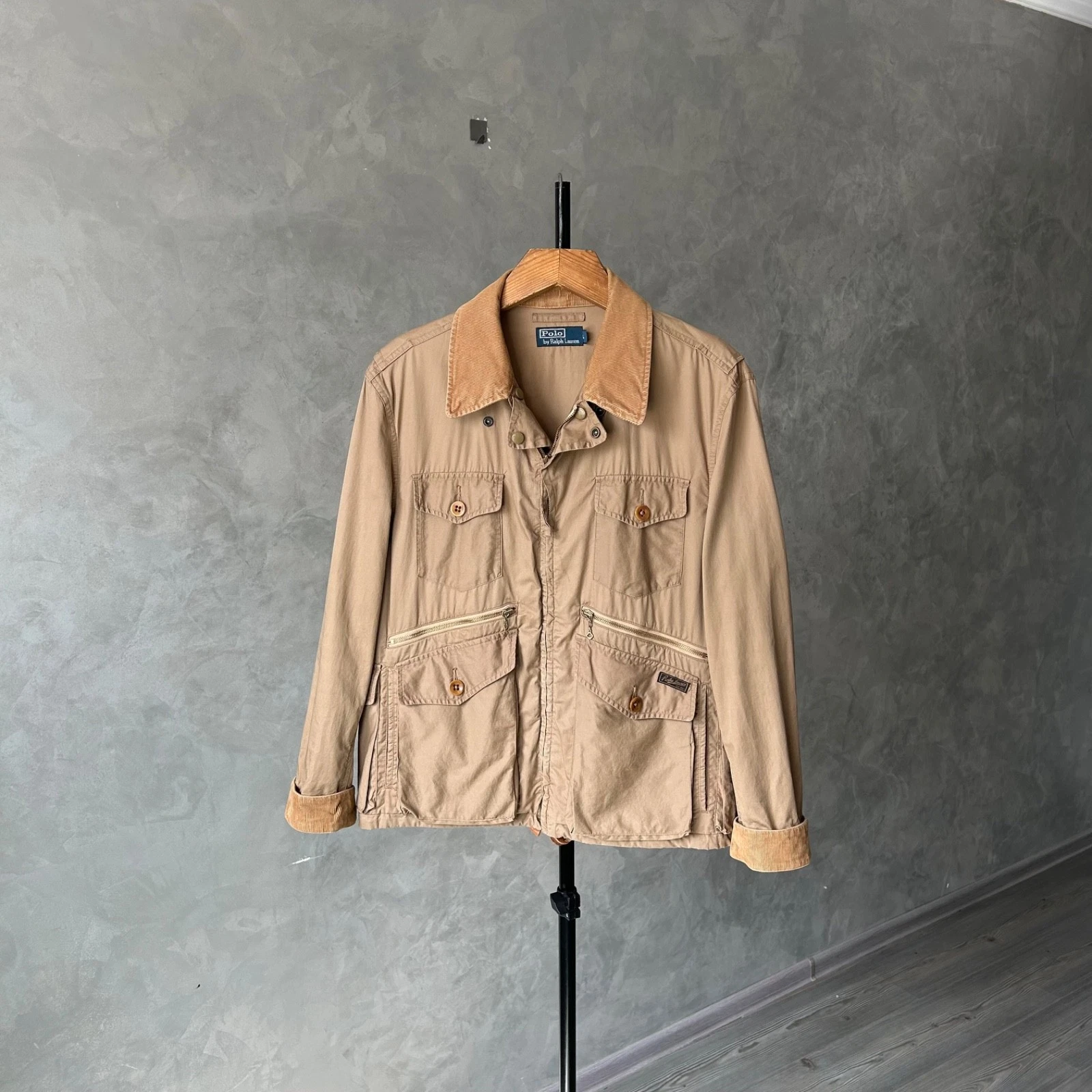 Polo Ralph Lauren Baywood Wading Multipocket Western Jacket l