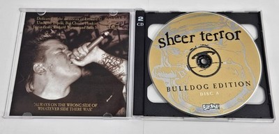 Rare Sheer Terror 2 Disk Bull Dog Edition Cd Black Out Records NM