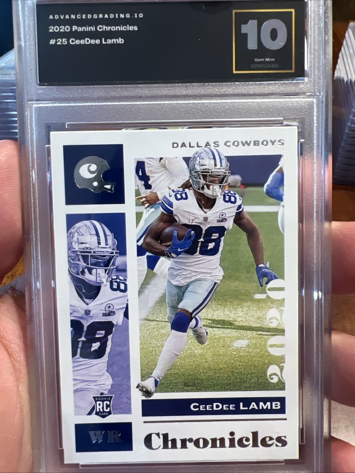 2020 Panini Chronicles CeeDee Lamb Dallas Cowboys Rookie Card #25 Mint 10!
