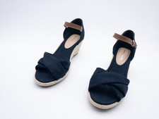 TOM TAILOR Donna Décolleté Pantofola Scarpa Bassa Col Tacco Blu Tg. 39 Eu Art