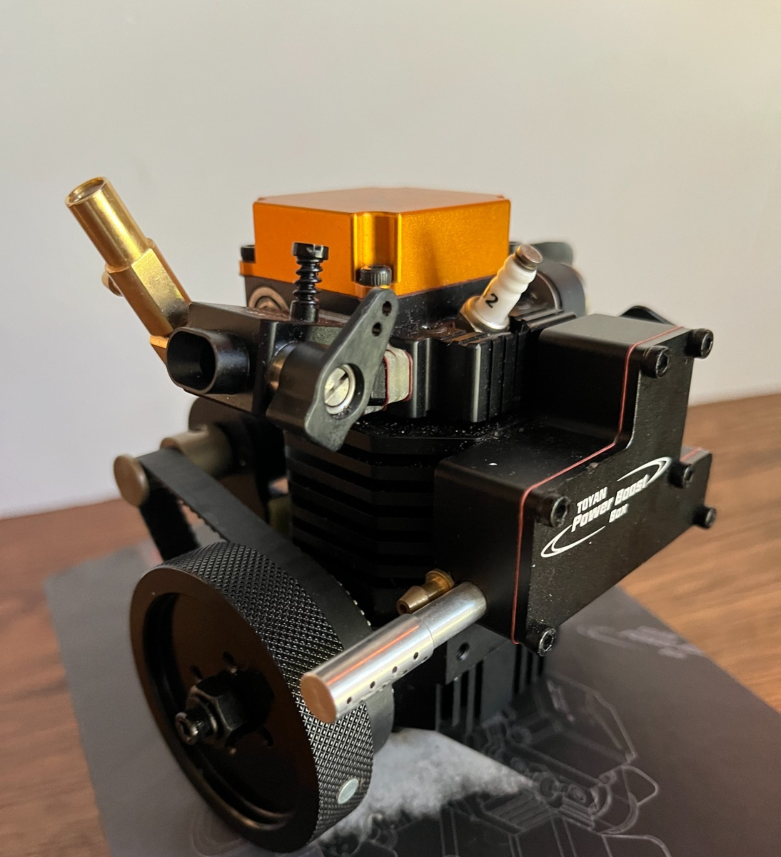toyan power boost box TOYAN FS-S100A Model Engine Power Boost Box Displayed Only? W/ manual