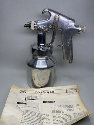 Vintage DeVilbiss P-CGA-501 Spray Gun with Siphon Cup Made in USA - Untested