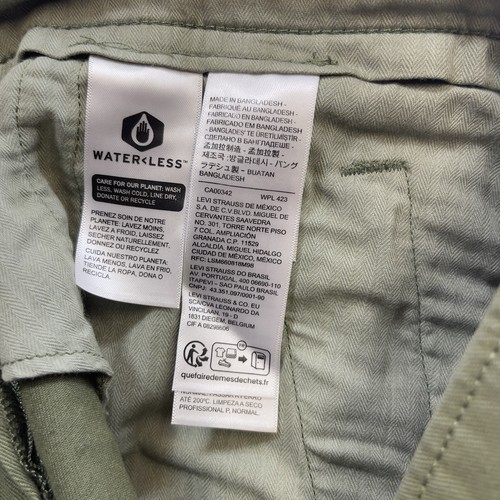 Levi's XX Chino Authentic Pants Men's 32x34 Green Preppy Relaxed Straight Leg - Picture 5 of 14