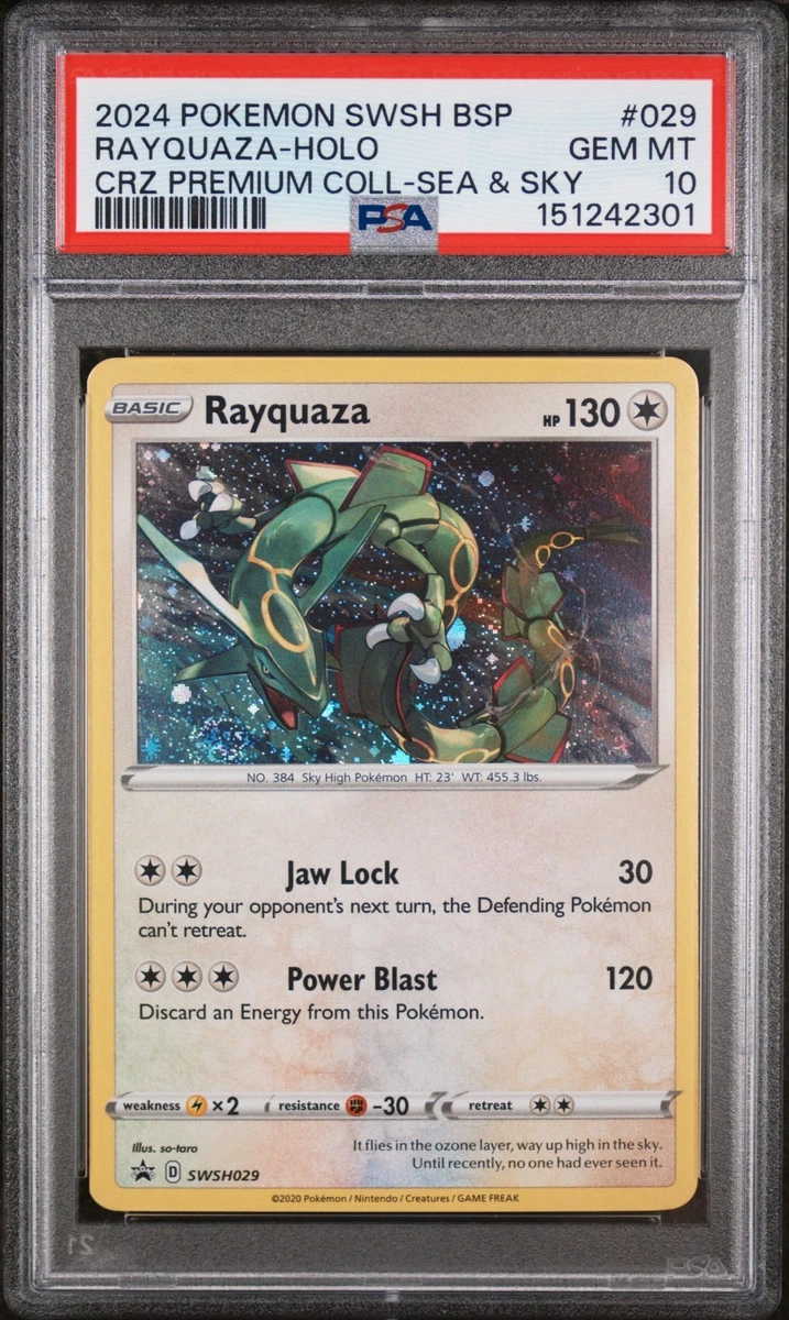 Rayquaza Pokémon TCG Professional Sports Authenticator (PSA) Grade