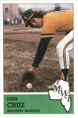 Juan Cruz 1983 Fritsch Madison Muskies #21 RC FREE SHIPPING AutographDen