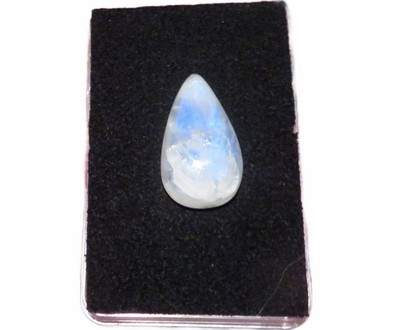 Mondstein blau - Blue Moonstone Cabochon 22,8x12,9 mm 14 ct. Nr. U34045