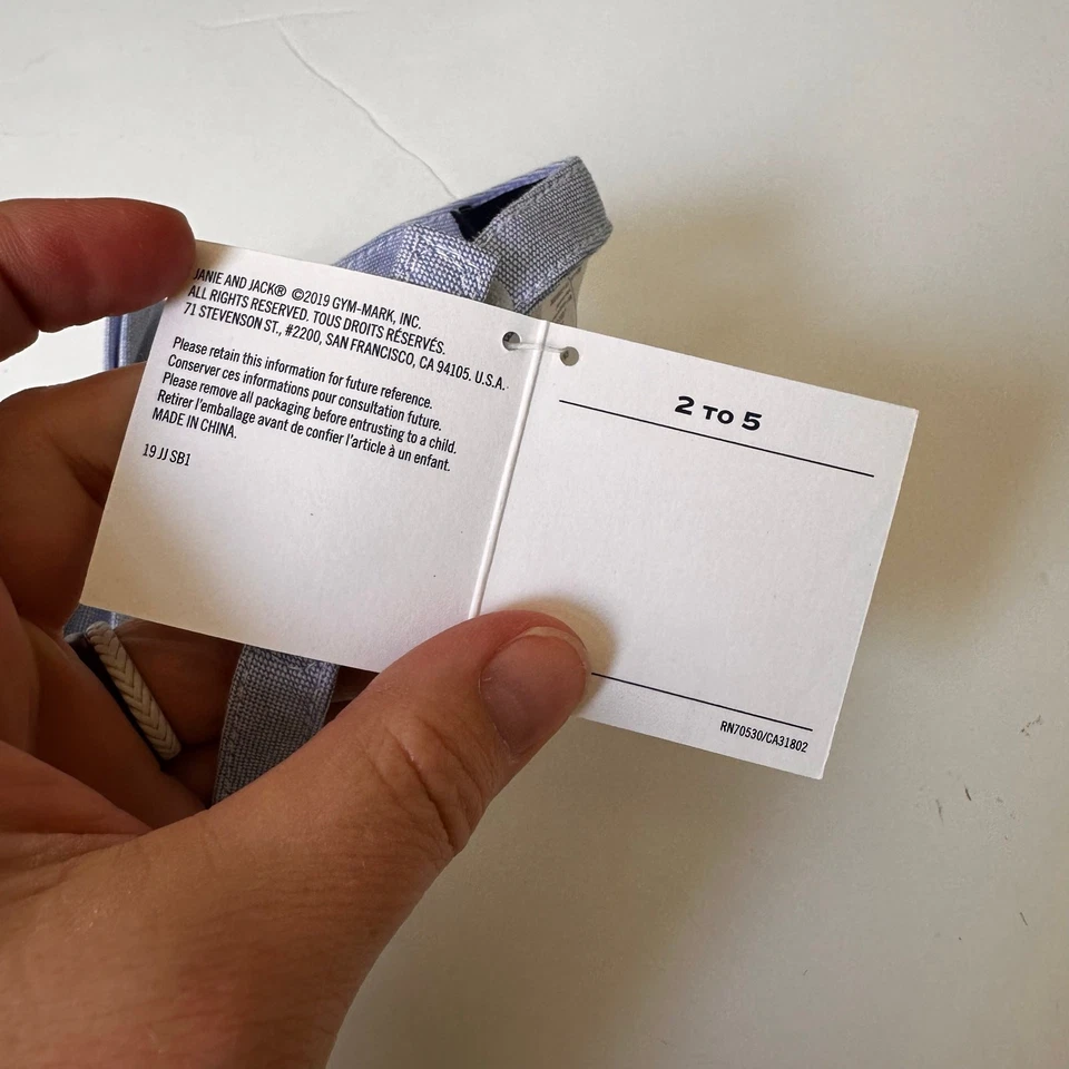 Pajarita azul Janie and Jack - Nueva con etiquetas - 2-5 años Foto 4 de 4