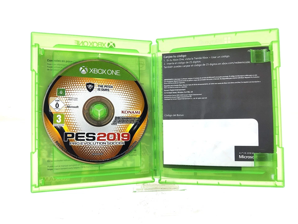 PES 2019 Pro Evolution Soccer Konami Juego Xbox One Edicion España PAL Am, foto 3 de 4