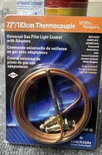White Rodger&rsquo;s Thermocouple H06E-72 Universal Gas Light Control W/adapters