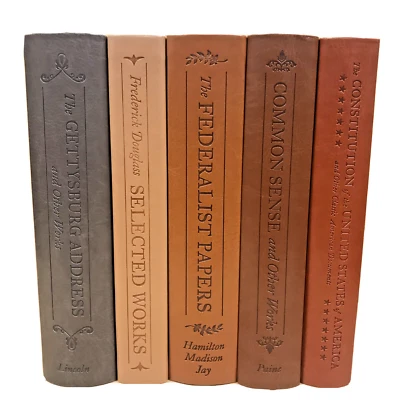 ❤️Set of 5 American History : COMMON SENSE CONSTITUTION FEDERALIST PAPERS +2 NEW