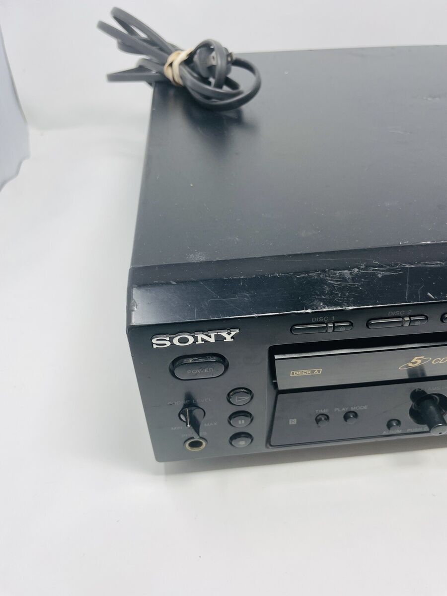 Sony RCD W500C CD Recorder Dual Deck A Does Not Work PARTS Sony RCD W500C CD Recorder Dual Deck A Does Not Work PARTS