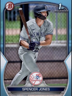 [DIGITAL] Topps Bunt - Spencer Jones - Bowman 23 S1 - Sky Blue Prospect Base