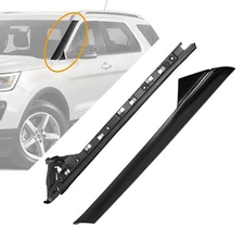 Left Side Windshield A-Pillar Molding INNER OUTER Trim for 2011-19 Ford Explorer