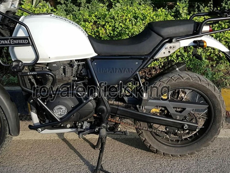 Fit For Royal Enfield Himalayan Engine Guard Black With Slider | eBay