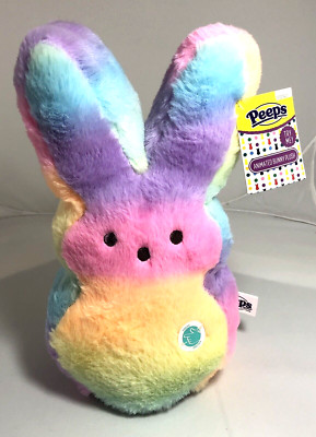 Peeps Animated Dan Dee Bunny Singing Spins Easter Plush 13''Toca Song New C-Video