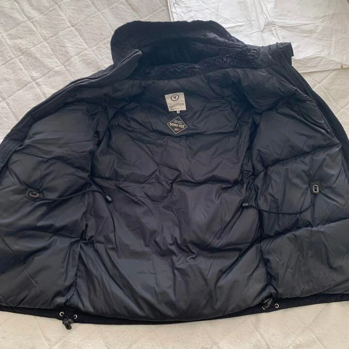 VISVIM Authentic VALDEZ Down Coat 2L Men GORE-TEX Black Size S