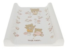 Baby Nursery Changing mat Padded Hard Base 70x50cm Fit Cot Teddy Bear Beige