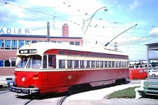 Original 1978 TTC Toronto Trolley Car Keele Ave St Clair Line Slide 7608
