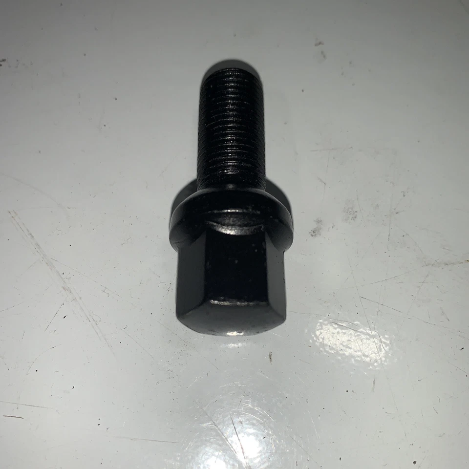 (20) 14x1.5 M14X1.5 28MM SHANK BLACK BALL RADIUS SEAT WHEEL LUG BOLTS QTY 20 - Image 3 of 3