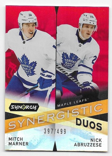 22/23 UPPER DECK SYNERGY SYNERGISTIC DUOS RED /499 (#SD1-SD18) U-Pick From List - Picture 7 of 7