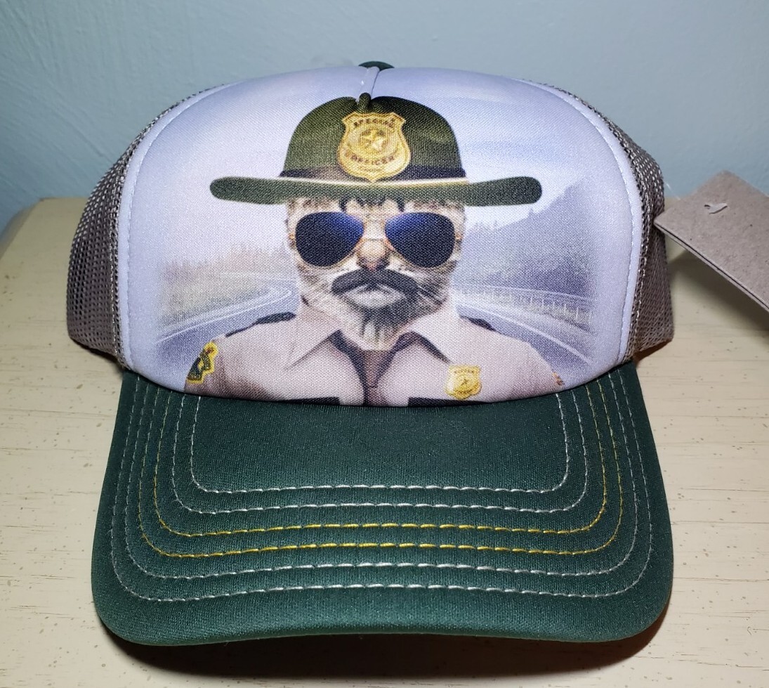 The Mountain Kitten Trooper Foam Snapback Mesh Trucker Hat Novelty