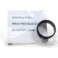 Nikon FM2 film camera black body speed ring dial pn533 Speed Dial screws pn102