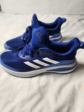 ADIDAS Fortarun Running Shoes Unisex Kids Dark Blue/White/Bright Blue US Sz 4.5