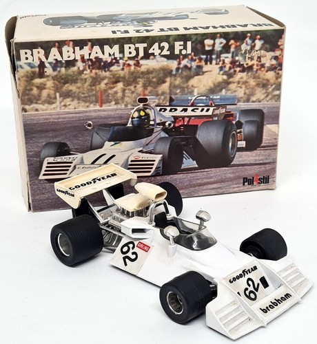 Polistil 1/25 Brabham BT 42 F1 Race Car FX8 Vintage Diecast Model Car