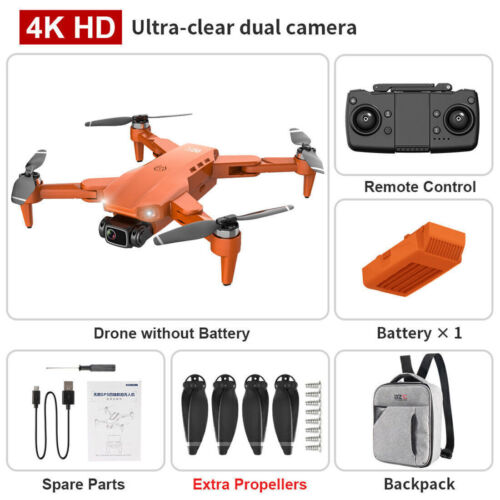 LYZRC L900Pro 4K HD Dual Camera with  5G WIFI FPV Distance 1.2km RC Drone - Picture 1 of 30