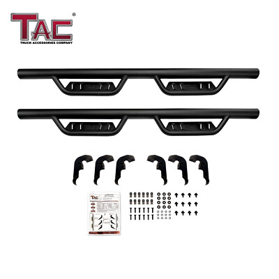 TAC 4'' Drop Side Steps 2024-2026 Toyota Tacoma Double Cab Running Boards Black