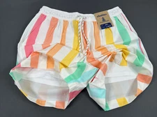 NWT Chubbies The Swim Pops Upscale Classy 5.5" Swim Trunks w/ Liner Small