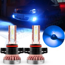 8000k Ice Blue 5202 H16 Ps24w Cob Led Bulbs Daytime Running Lights Fog Light 8000k Ice Blue 5202 H16 Ps24w Cob Led Bulbs Daytime Running Lights Fog Light