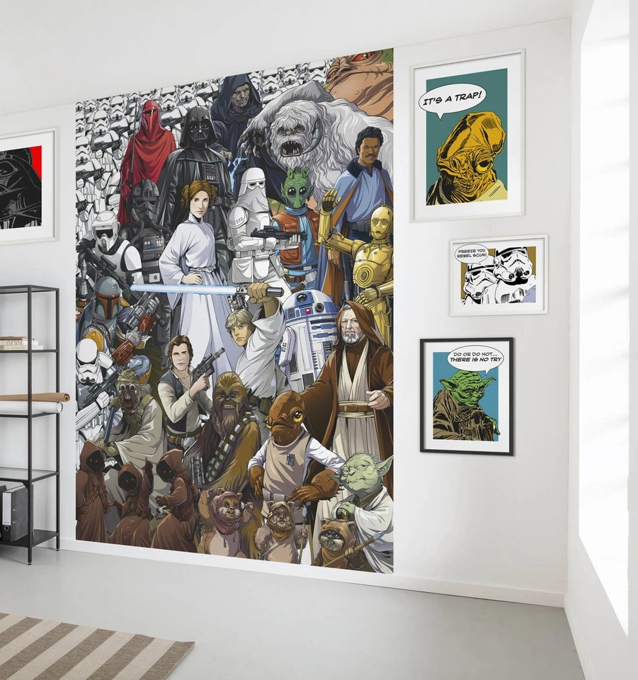 星球大战壁纸大码青少年卧室壁画 100x72 英寸纸 — 第 2/4 张图片