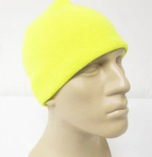 HI-VIZ GREEN BEANIE