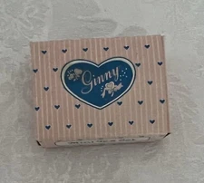 New in Box VINTAGE Miniature Tea Set • Vogue GINNY DOLL 1989 Pink Flowers