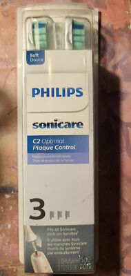 Philips Sonicare Genuine C2 Optimal Plaque Control 3 Brush Heads