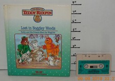 Vintage WOW The World Of Teddy Ruxpin Lost In Boggley Woods Book  Tape cassette