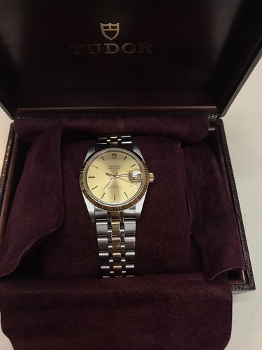 Tudor Prince Oyster Date Champagne Two 