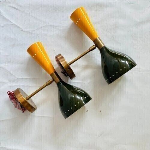 A Pair of Wall Sconce Diabolo Pair of Modern Italian Wall Lights Wall Fixture Lamps