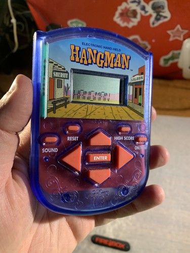 Vintage Hangman Electronic Hand Held Game - Milton Bradley 1995 - Tested - Picture 3 of 3