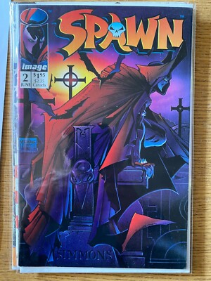 SPAWN #2 1ST APP VIOLATOR, MCFARLANE COVER ( NM)