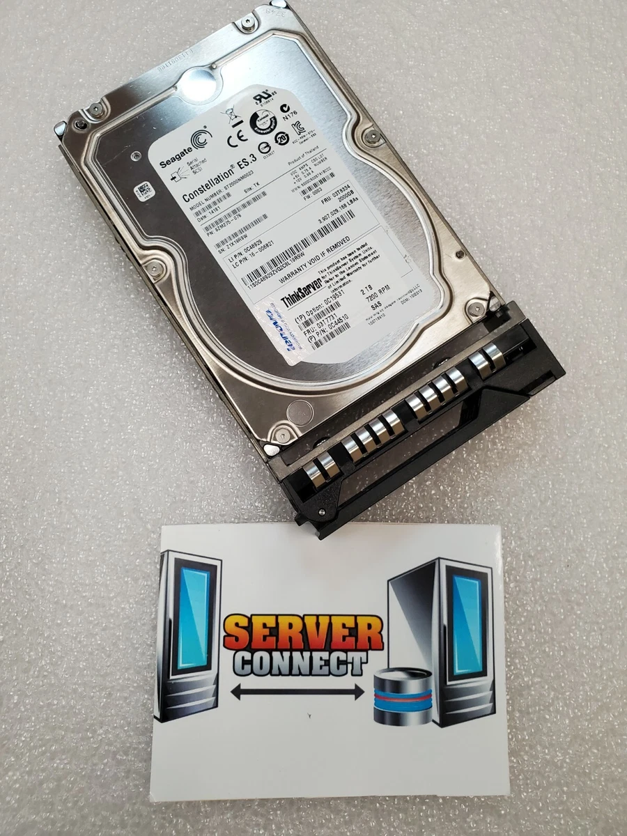 0C19531 LENOVO 2TB 7.2K SAS 3.5