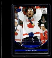 2023-24 Team Canada Juniors Prospectus Momentous Blue Nolan Allan 343/349 #PM-37