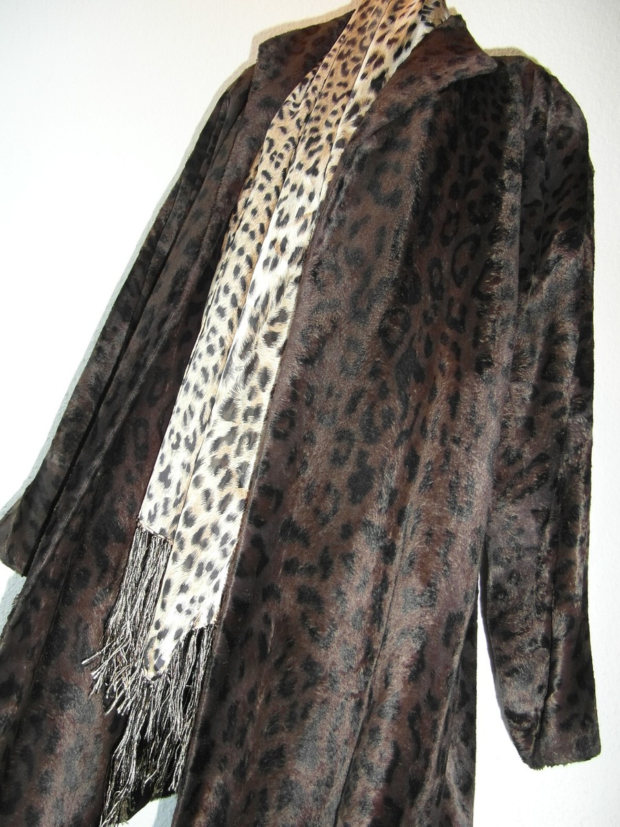 RIANI Mantel Leo Pelzimitat Oversized 38 40 M